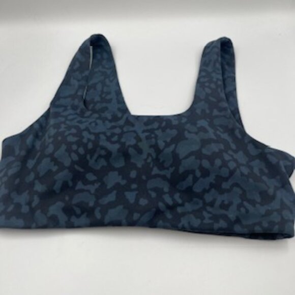 Buff Bunny Sports Bra Women’s Sz Small Gray Camo Print Wide Straps - Picture 1 of 8